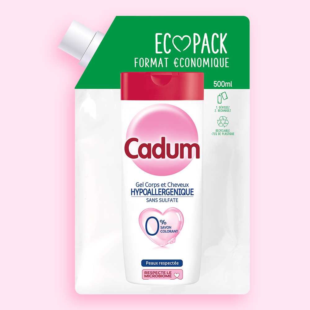 Cadum - Gel douche hypoallergénique corps et cheveux - Supermarchés Match